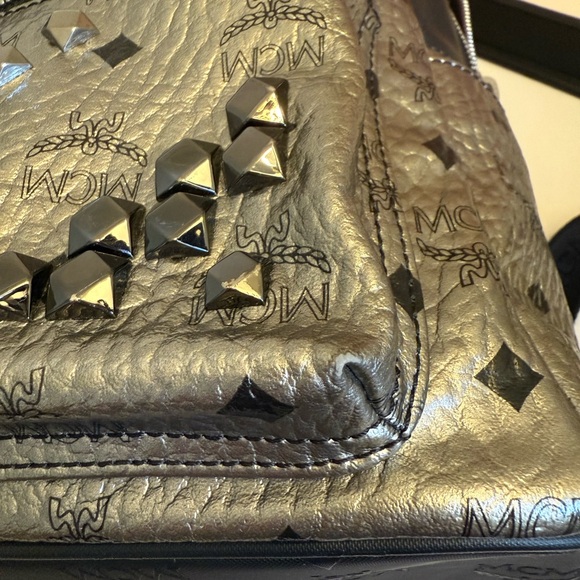MCM Metallic Studded leather Backpack - Picture 8 of 16